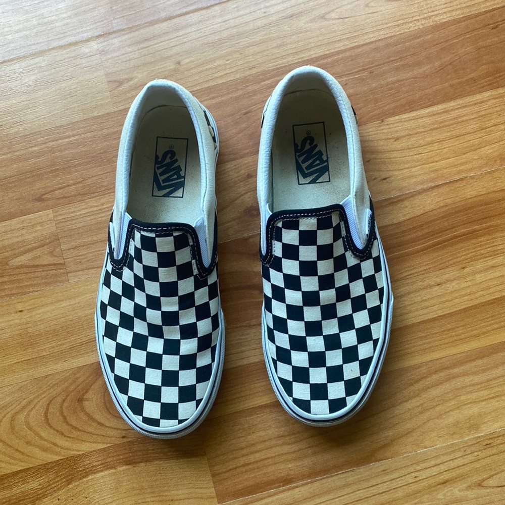 Vans Checkerboard Slip Ons